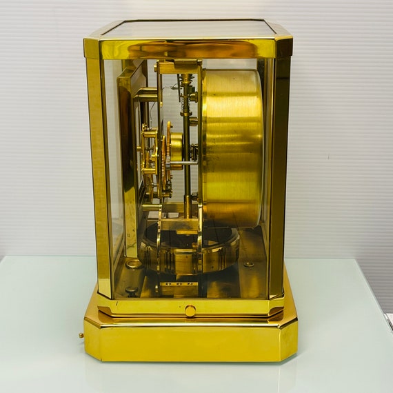 Jaeger-lecoultre Atmos Square Face Mantel Clock Caliber 528-6