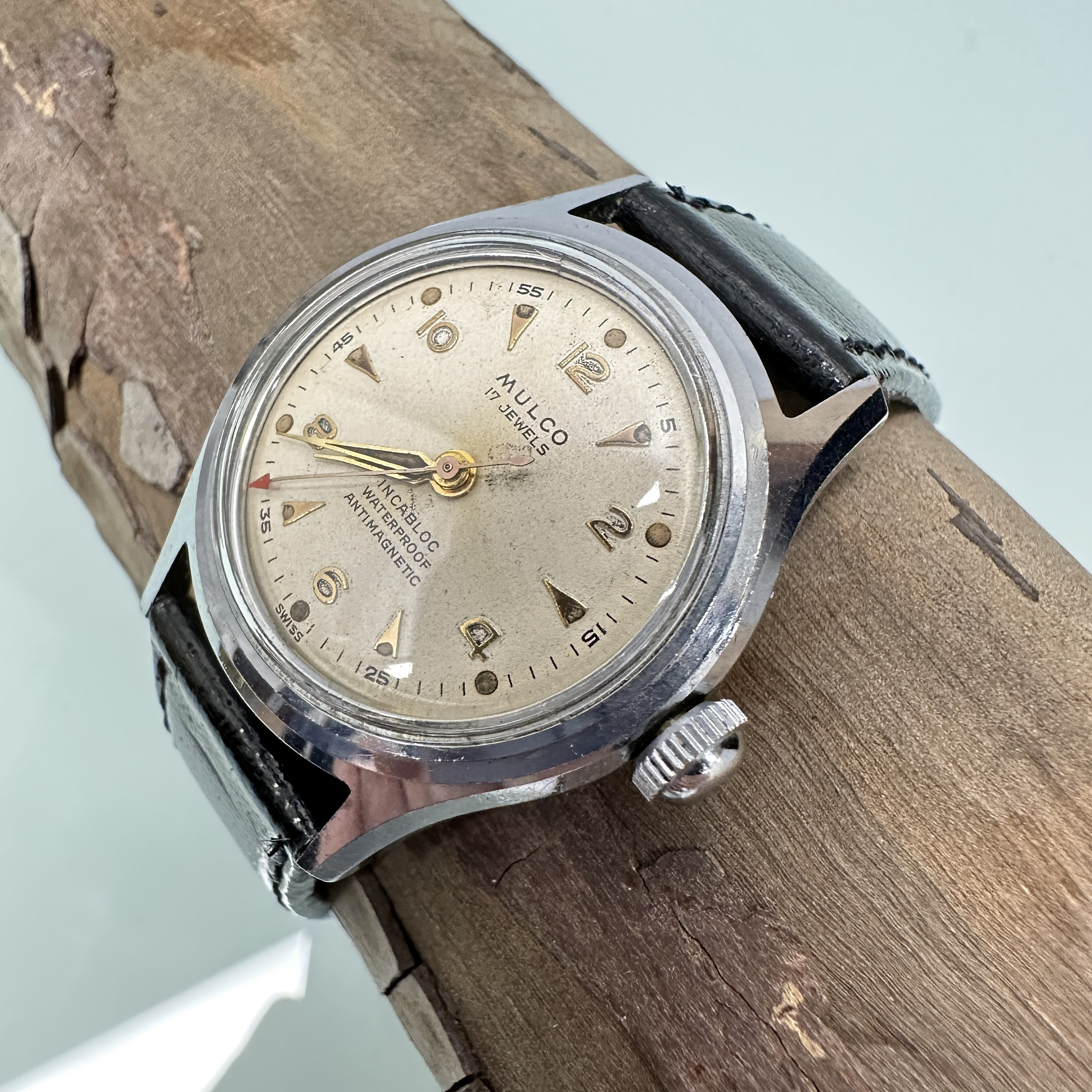 MULCO Stainless Steel Manual Wind Watch C. 1960 - Etsy