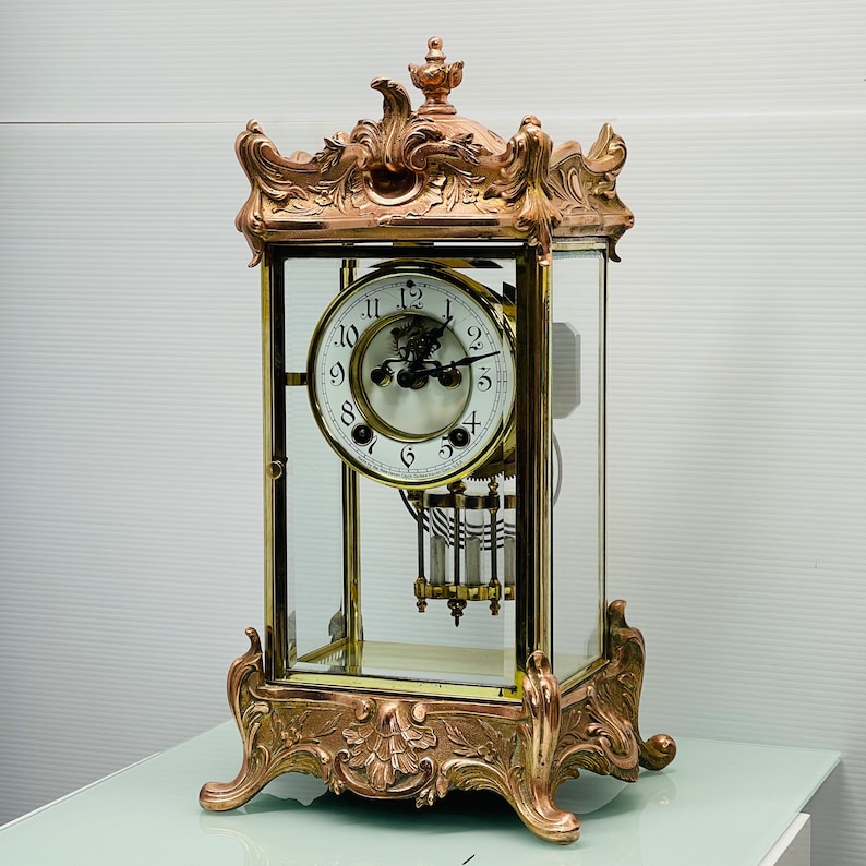 New Haven Clock Co. Crystal Regulator No. 434 Etsy