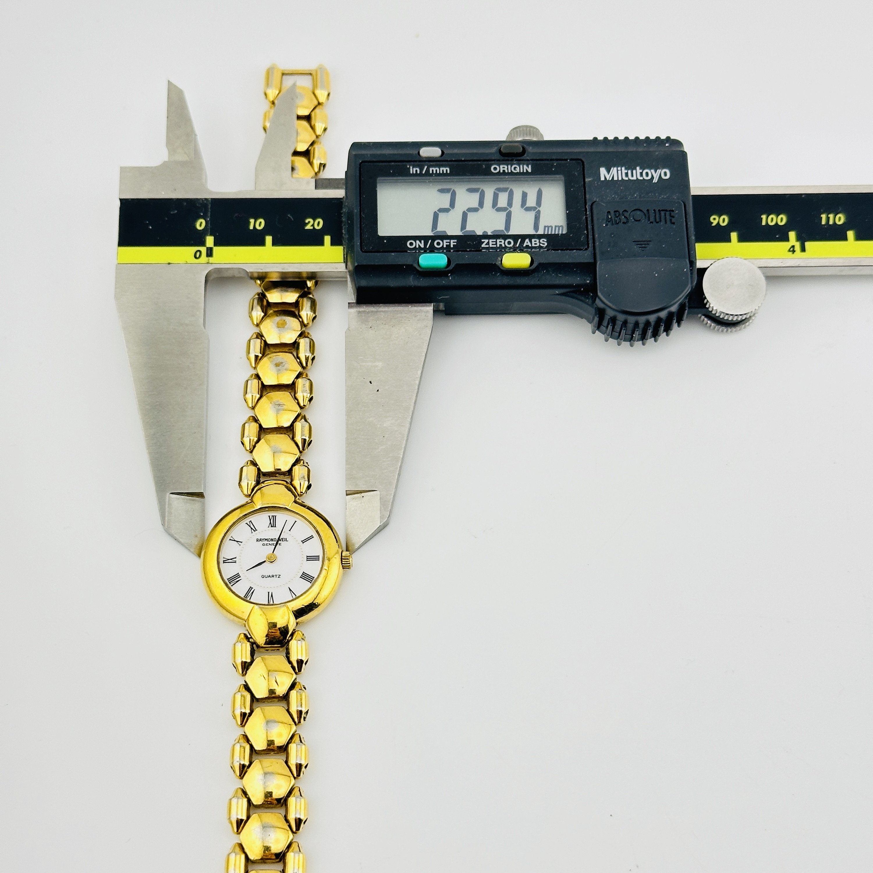 Raymond Weil Geneve 18k Gold Plated Women's 23mm Wrist Watch - Etsy