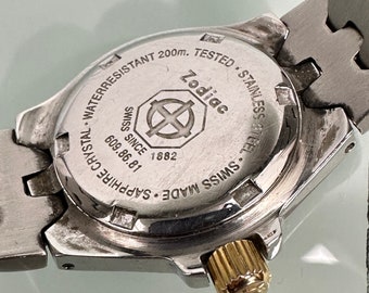 Zodiac Marine Life Professional 200m Stainless Steel and
