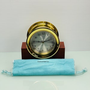 ティファニー Tiffany & Co. 置時計 ボックス付き Tiffany & Co Necklace Storage Presentation Gift Box in Blue