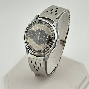 Vintage Dorex Military Flyback Chronograph 34mm Mens Wristwatch c.1940’s
