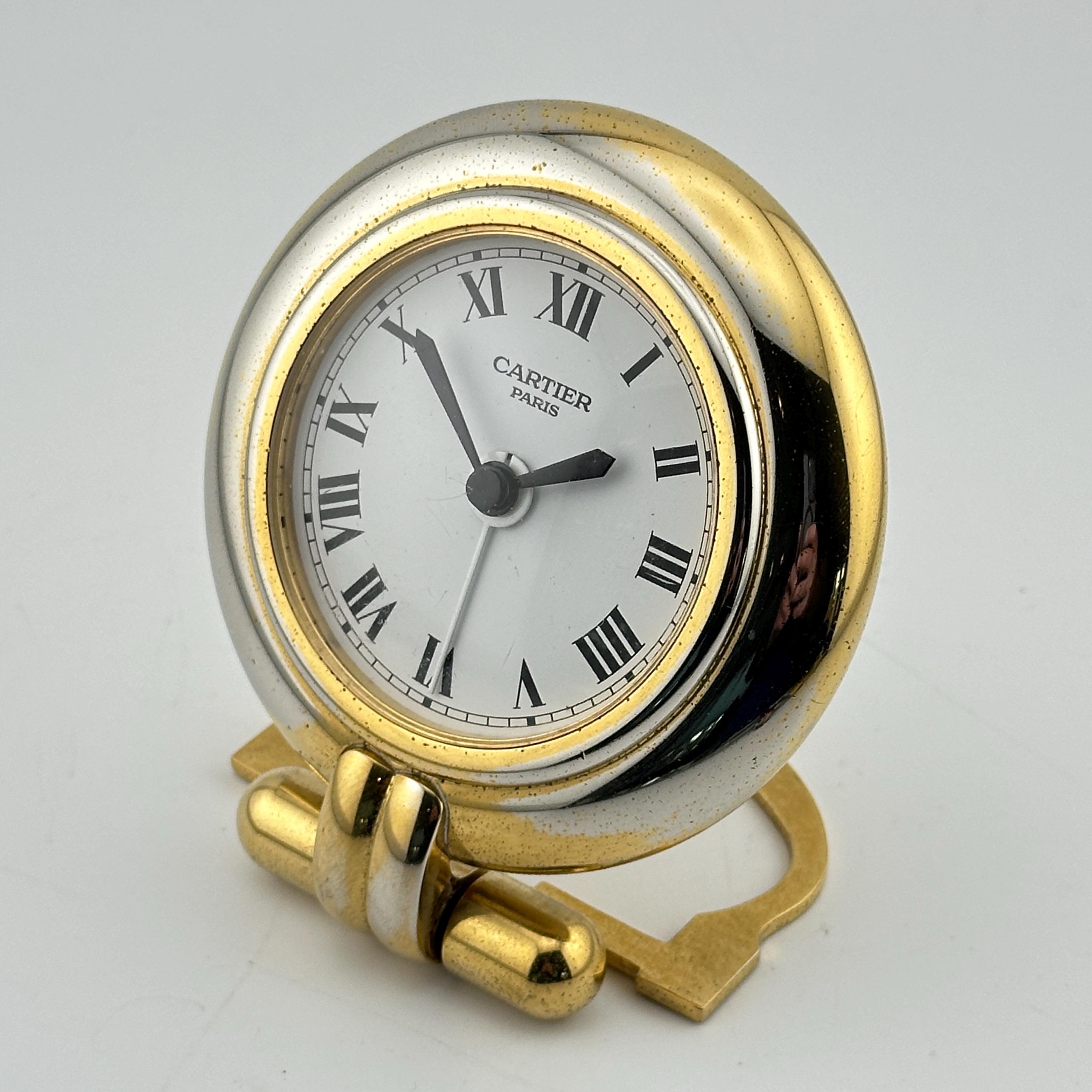 Reloj despertador CARTIER Colisee Gold fabricado en Paris c.1960 Etsy Espana