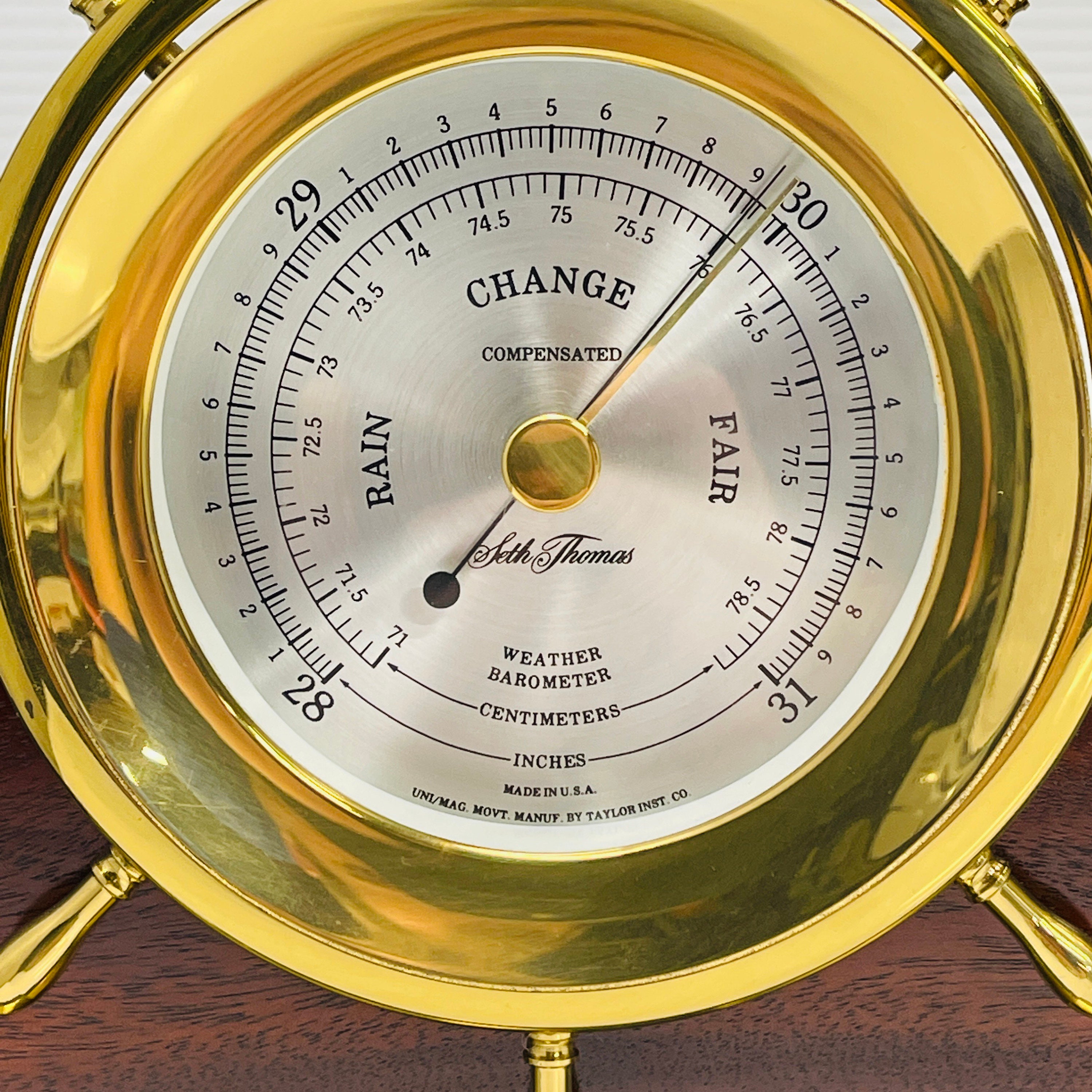 Seth Thomas Helmsman Ships Clock and Barometer Set - Etsy