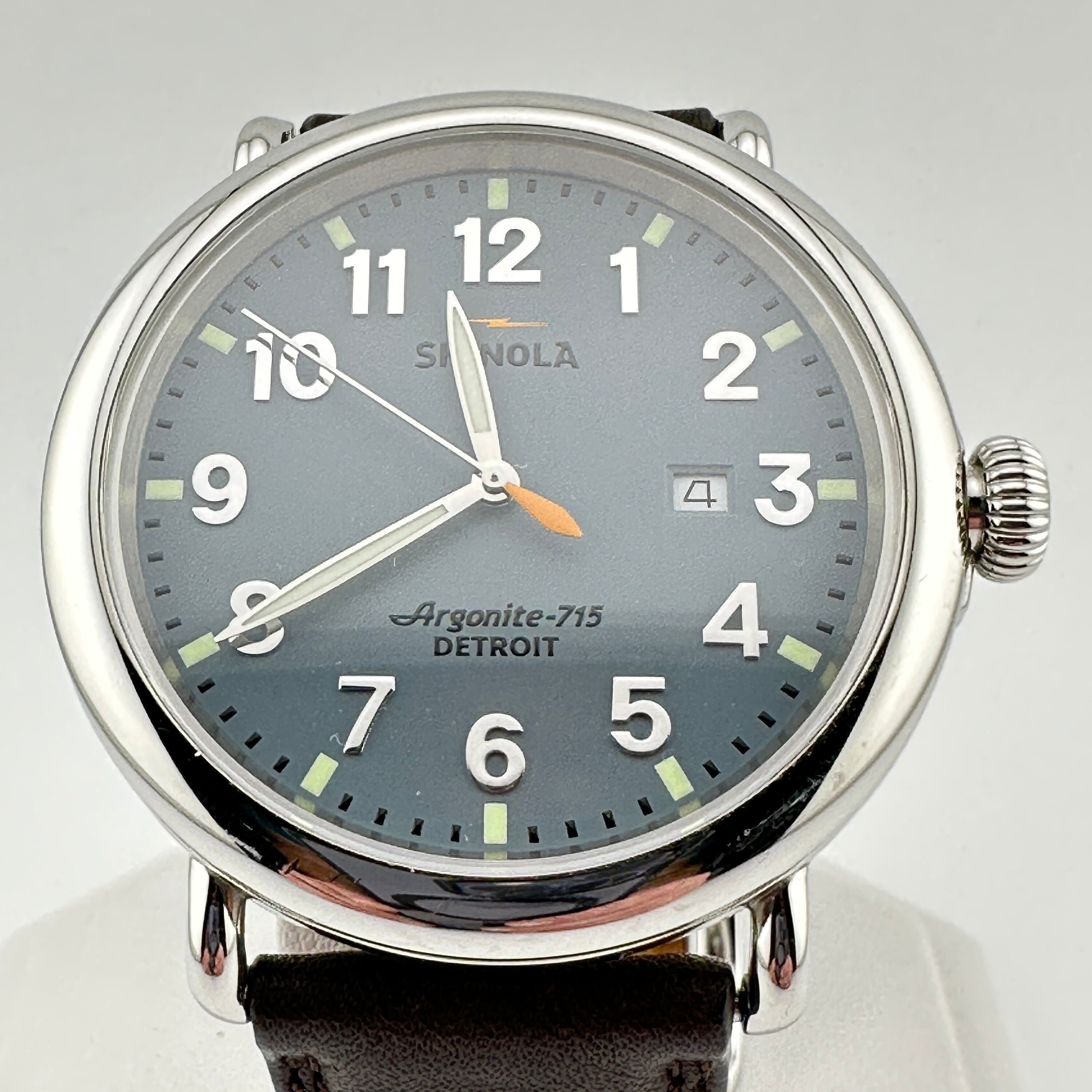 Shinola Runwell 47mm Argonite 715 Watch With Gray Dial Etsy