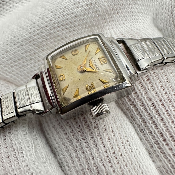 Vintage Longines Stainless Steel (Acier Inox) Lad… - image 2