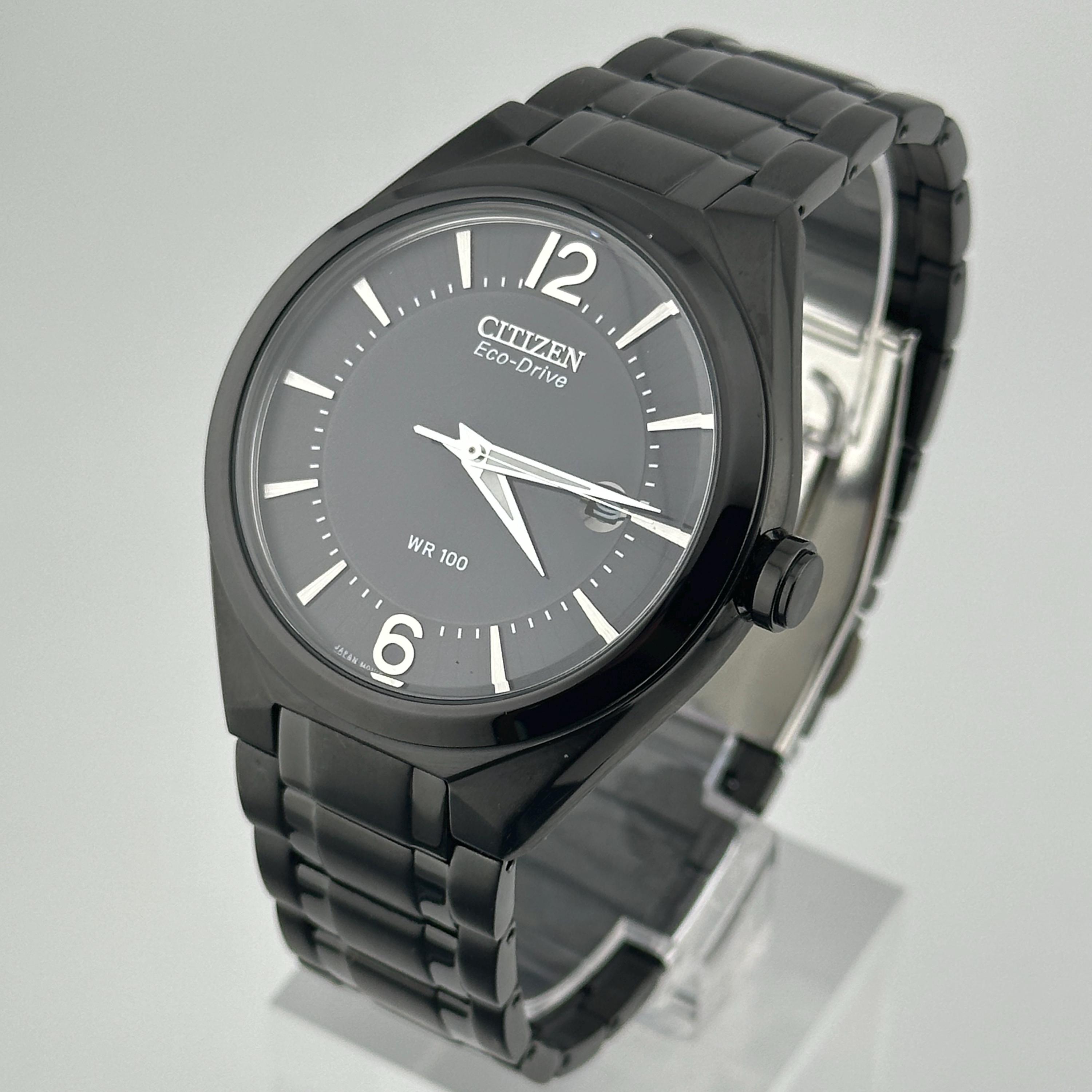 Citizen Eco-drive Stiletto Ion Black Men's 42mm Watch