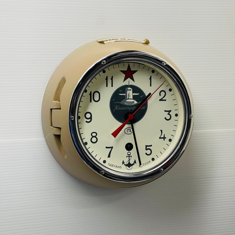 Vostok USSR Submarine Ship Clock Etsy