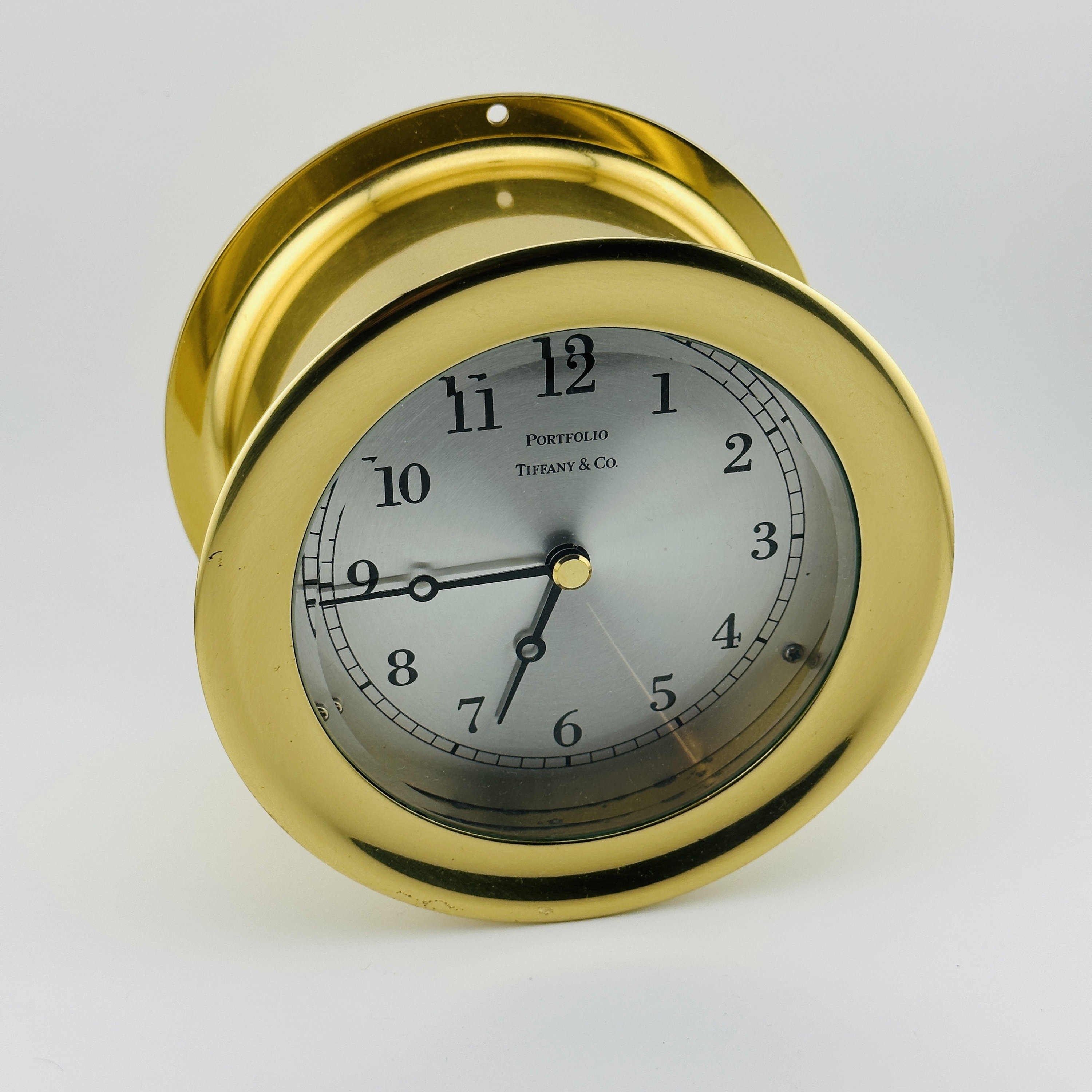 Tiffany & Co. Brass 5” Ship Clock - Etsy