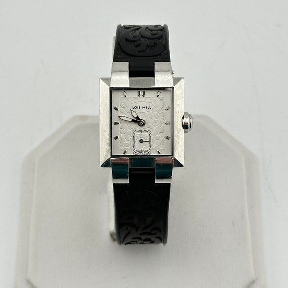 Lois Hill Sterling Silver Dial Quartz Ladies 25mm Tank Style  display picture 1