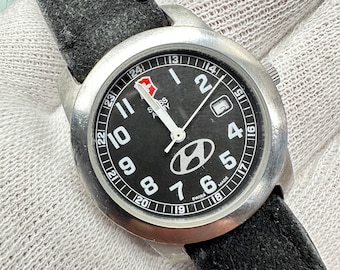 Victorinox Swiss Army Delta Field Quartz Watch Hyundai Logo