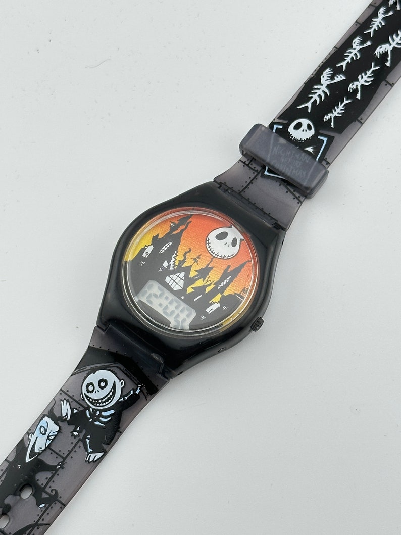 Vintage Nightmare Before Christmas Collectible Digital 34mm Watch Etsy