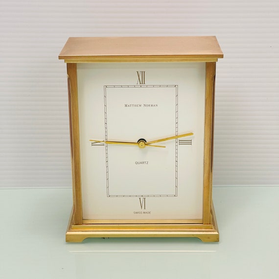 Modern Matthew Norman Swiss Carriage Clock - Etsy