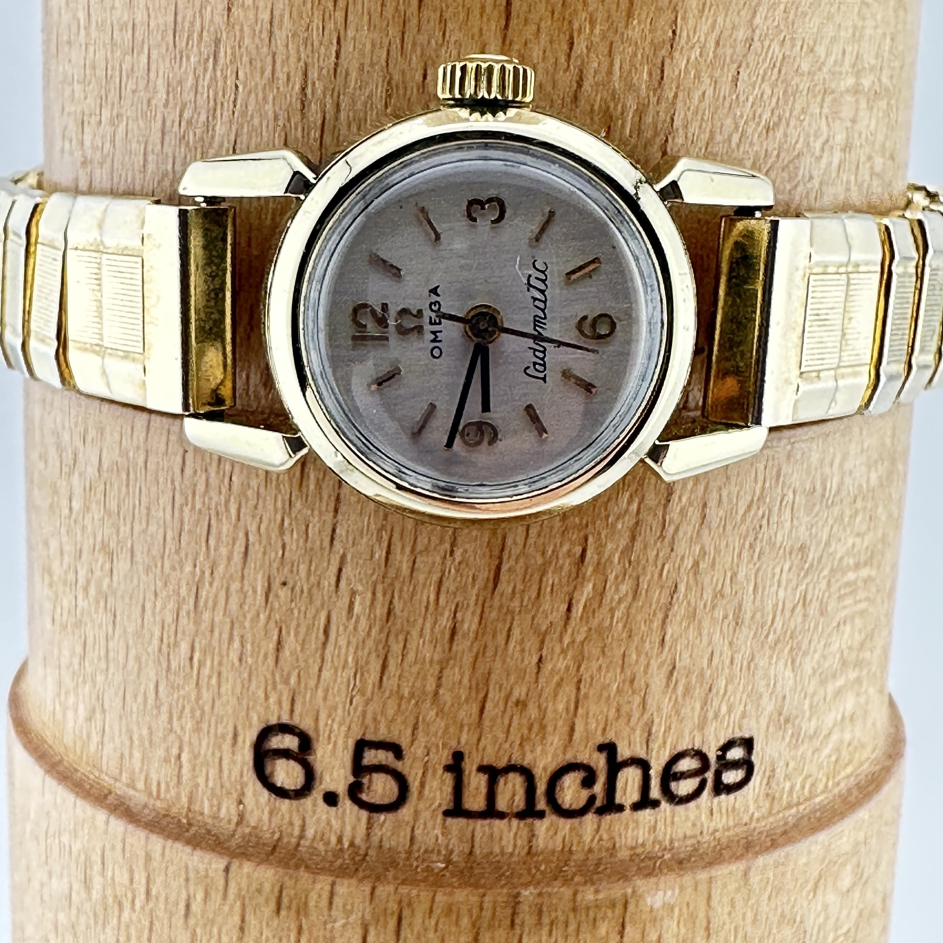 【極希少】OMEGA Ladymatic Cal.455 K18金無垢 Vintage Omega Ladymatic 10k Gold Filled 19mm Cocktail Watch - Etsy