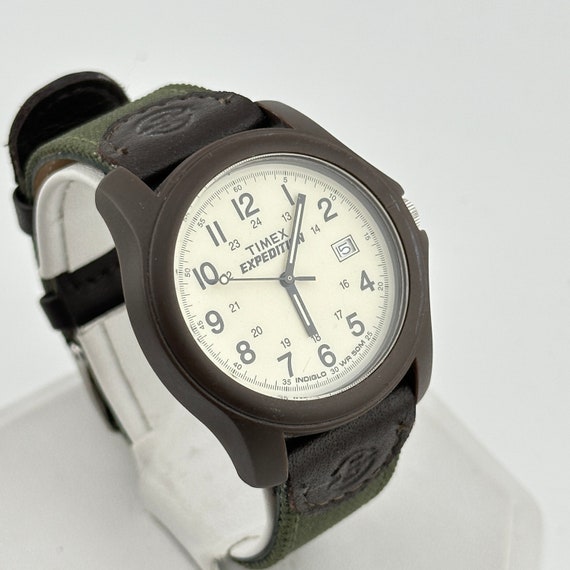 Timex Expedition 37mm Indiglo Mens Stainless Steel
