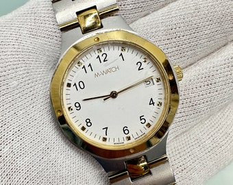 M Watch by Mondaine Metal Classic Two-tone Gold and Stainless