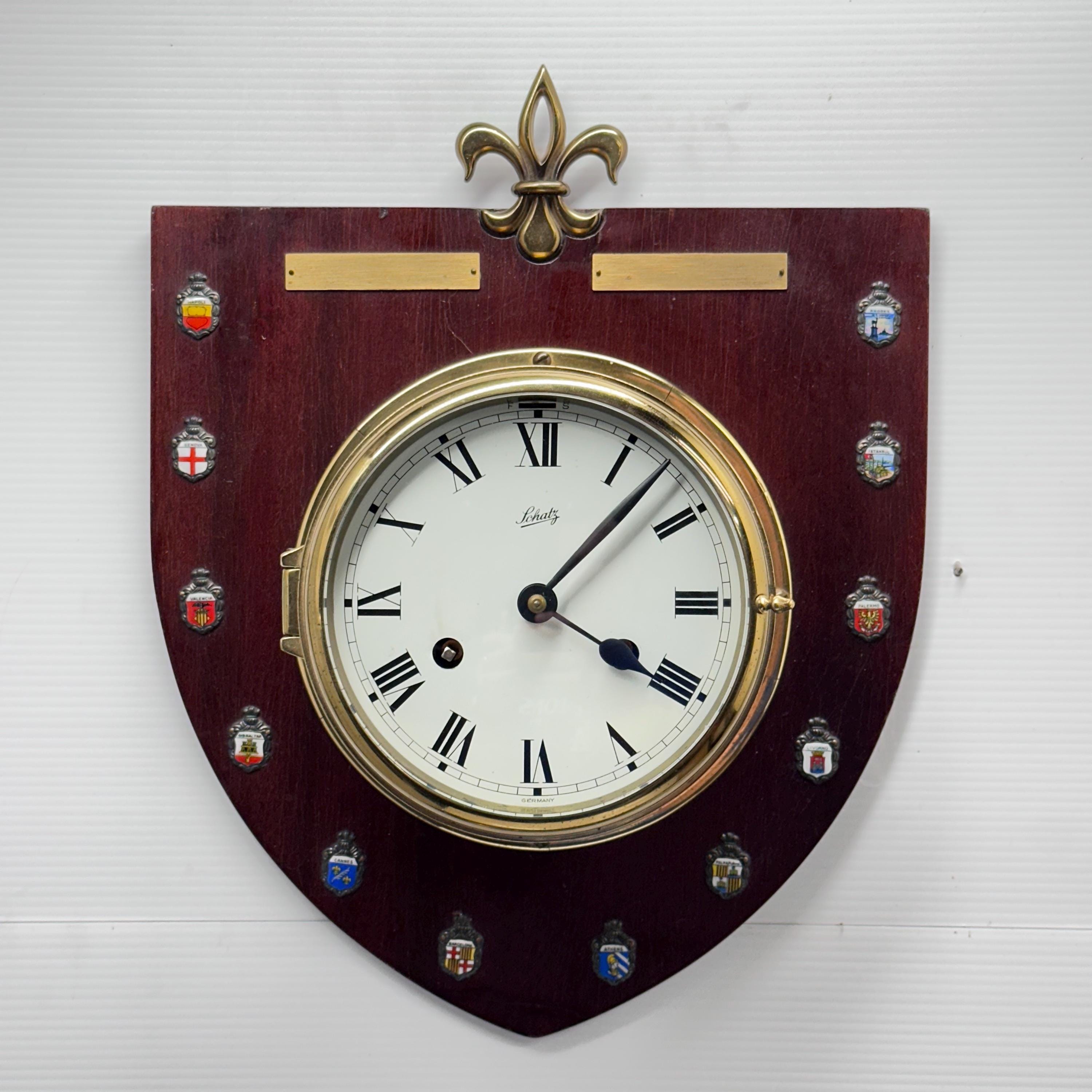 Vintage Schatz Royal Mariner Ships Bell Clock - Etsy