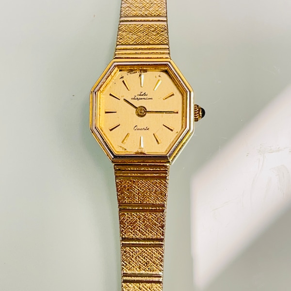 Montre Vintage Jules Jurgensen - Mouvement Quartz - Pour Pièces Ou Réparation - Suisse