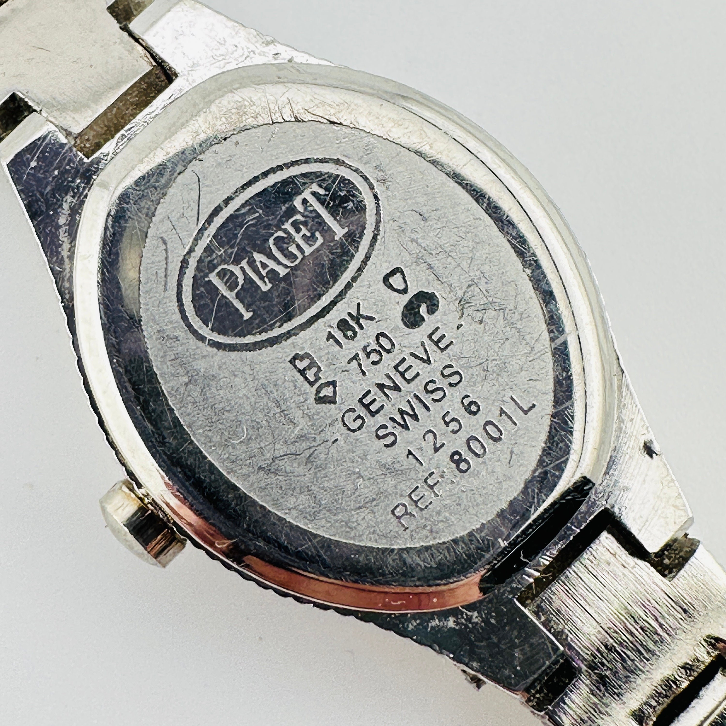 Piaget 16mm Stainless Steel 18K Gold Ladies Cocktail Watch Etsy