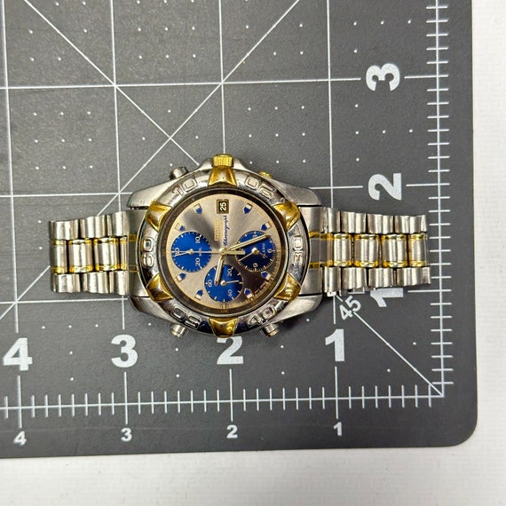 時計色々 662g 東キ7-0823② Seiko Chronograph 7T32-6E89 Quartz Watch With Two Tone Gold