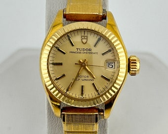 Vintage Tudor Princess Oysterdate Rotor Self Winding Ladies Wristwatch c. 1975 Vintage Tudor Princess Oysterdate Rotor Self Winding Ladies  main image 4