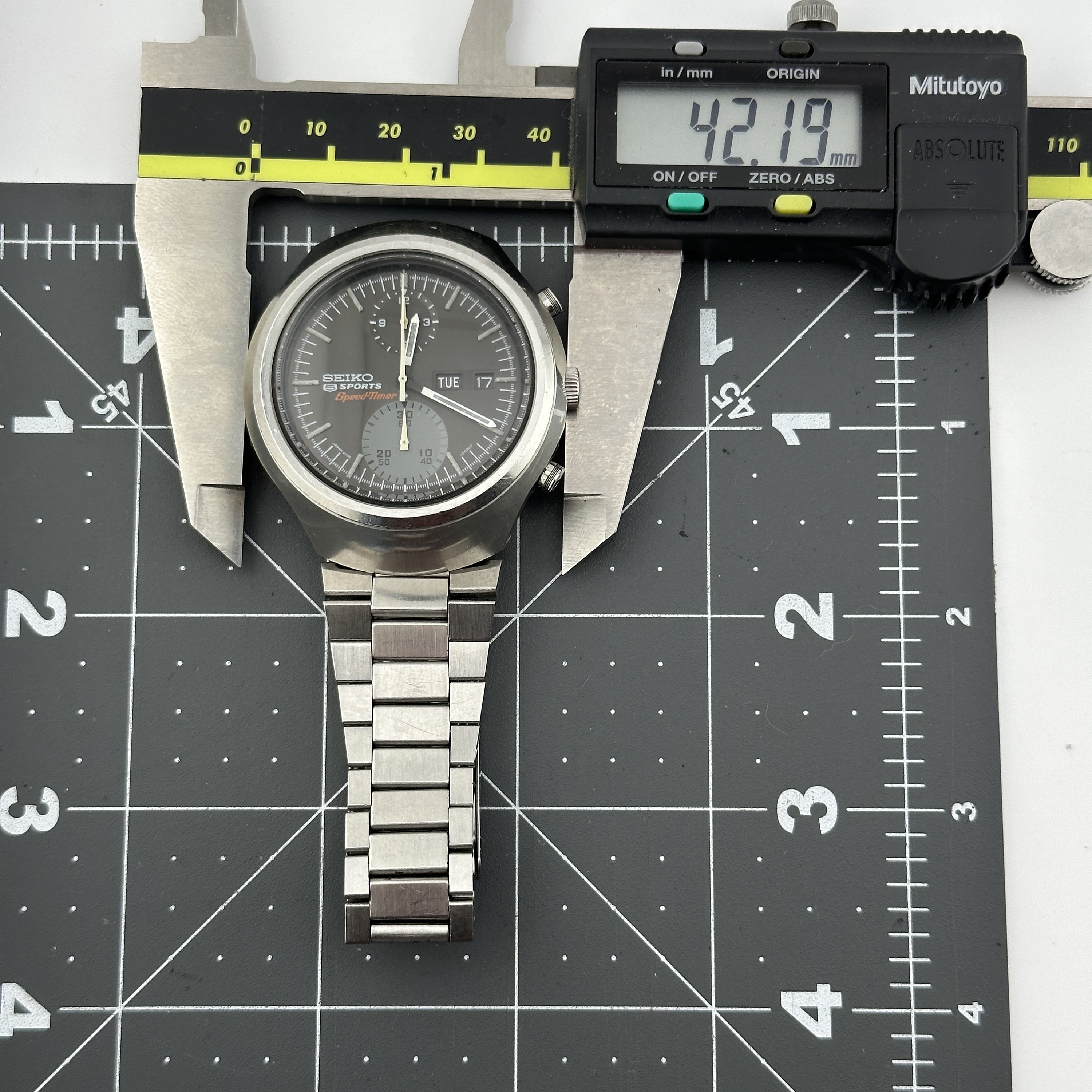 1972 Seiko Speedtimer Tokei Zara Chronograph 6138-0020 Men's