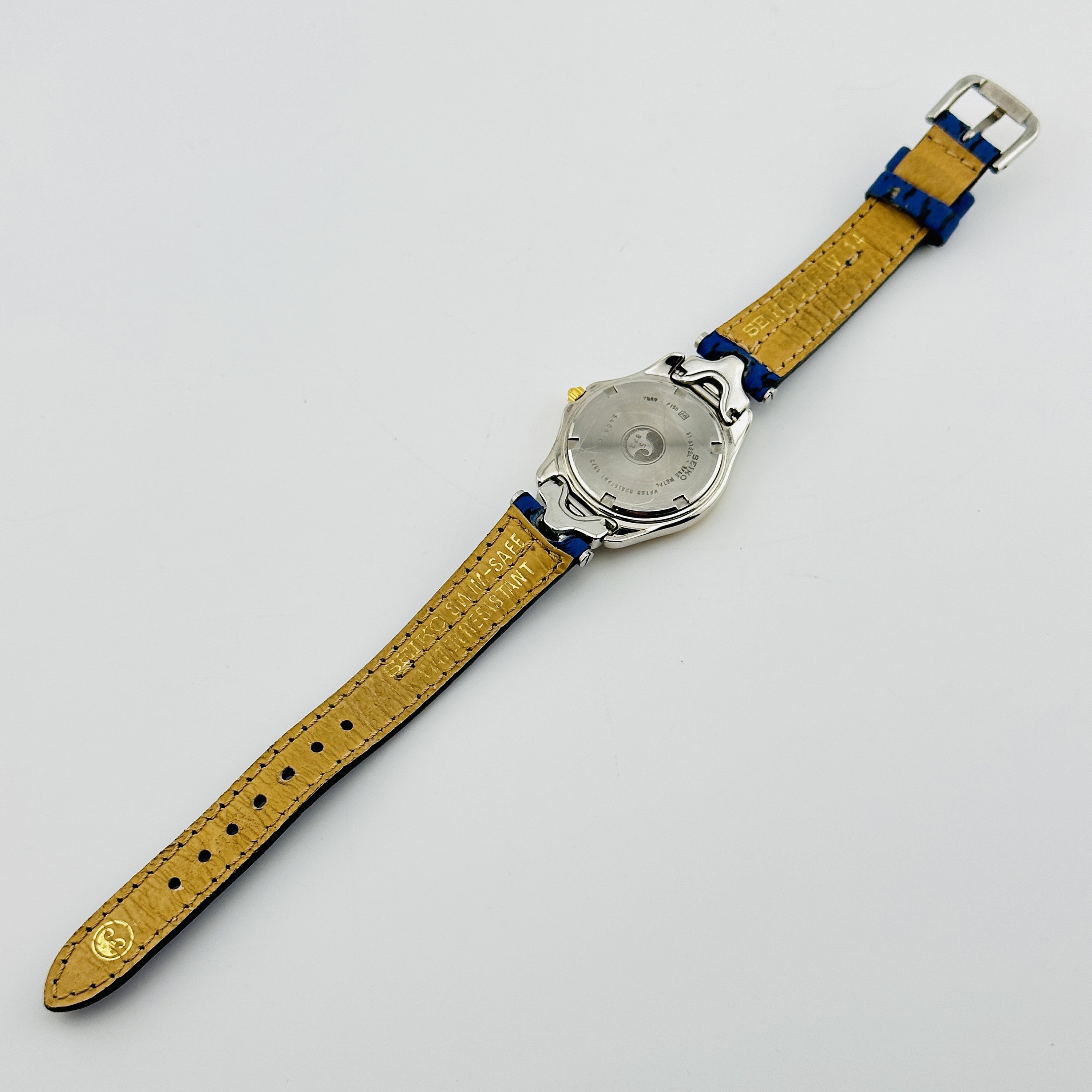 Montre Seiko SQ-50 Pour Femme - Cadran Or, Bracelet Acier, étanche 100m, Neuve Avec étiquettes