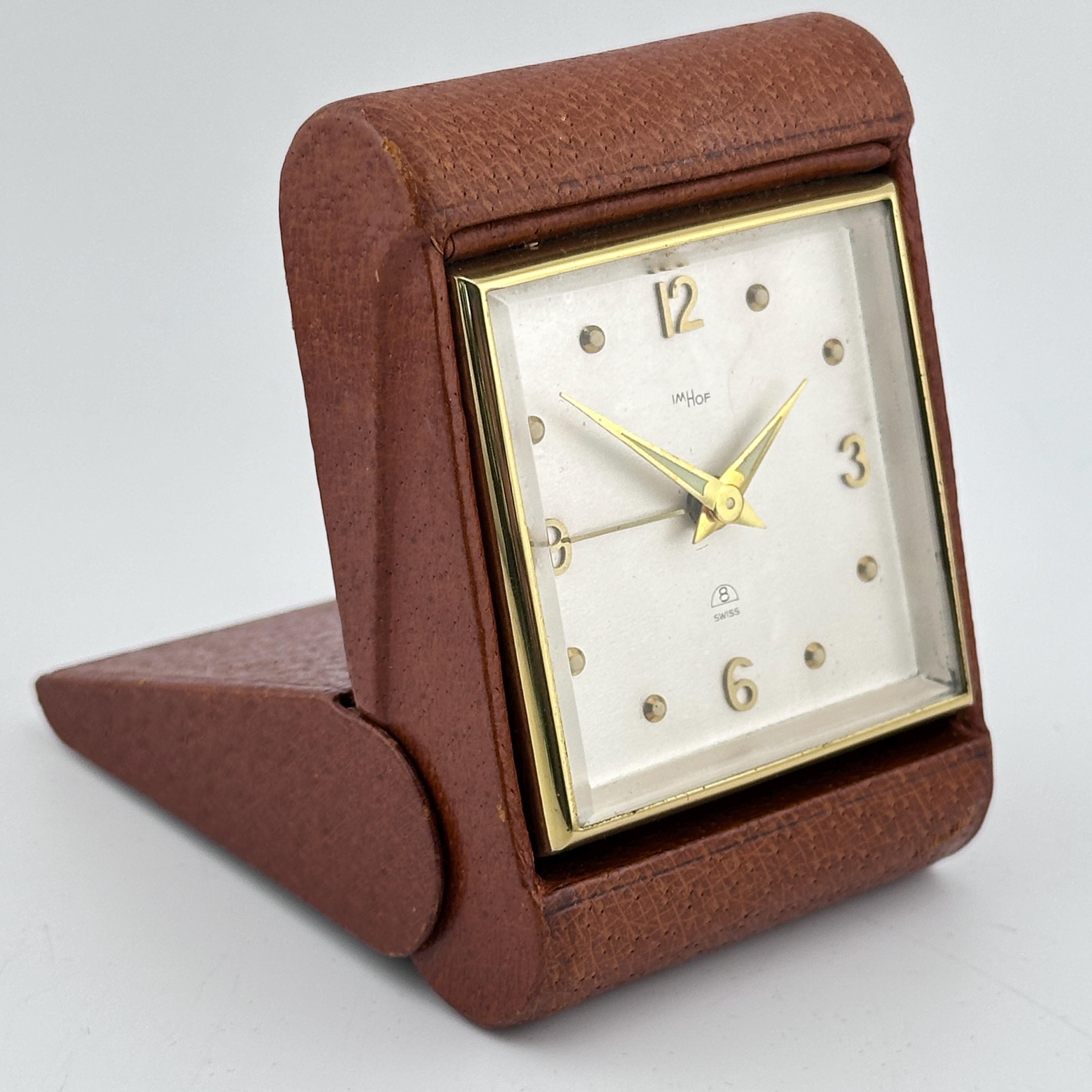 Edller en argent suisse réveil de montres de table