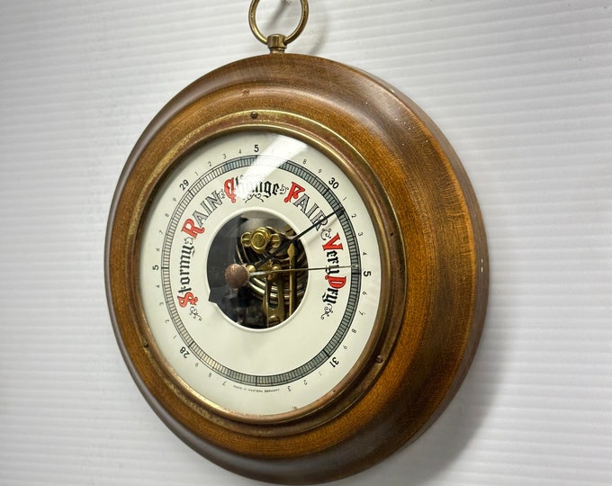 Mid Century Barometer Made in Germany Etsy