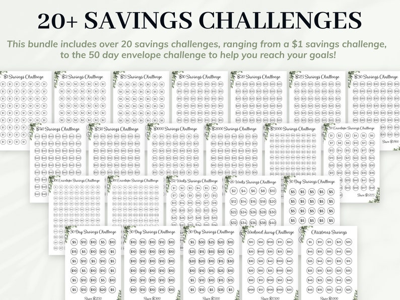 MINI Savings Challenge Printable - Il 794xN.4175967173 47tg