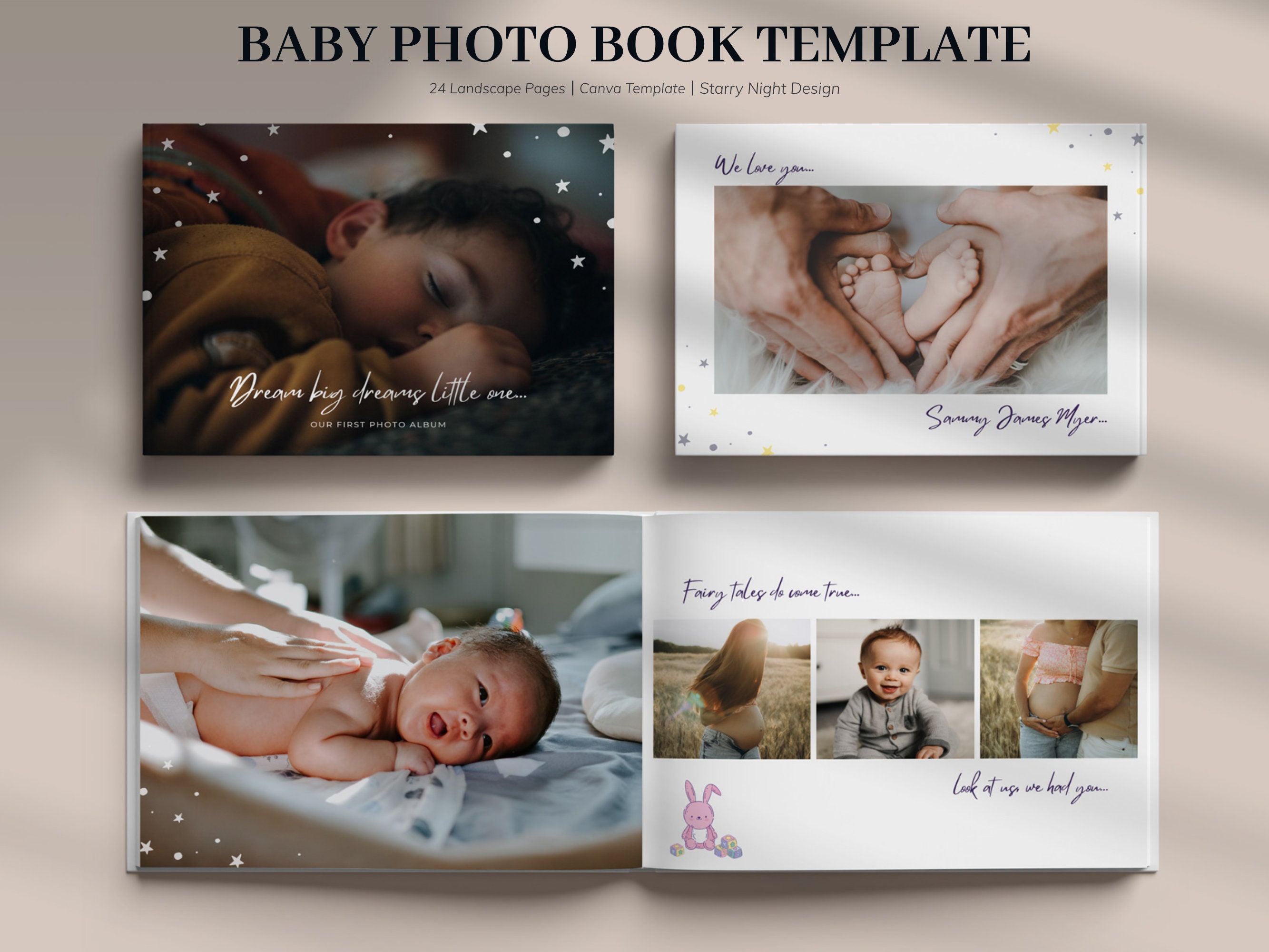  Abaodam Photo Books for 4x6 Pictures Photo Albums 4x6 Pictures  Baby Growth Photo Album Photo Collection Large Photo Albums Linen Cover  Photo Album Newborn Photo Frame Fine Kraft Paper : Baby