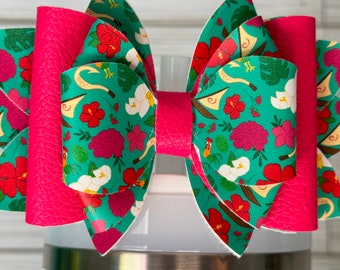 Island Princess Bow mit rosa Schleife