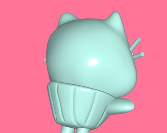 STL file Gabby cat baby box and the magic house 🐱・3D printing model to  download・Cults