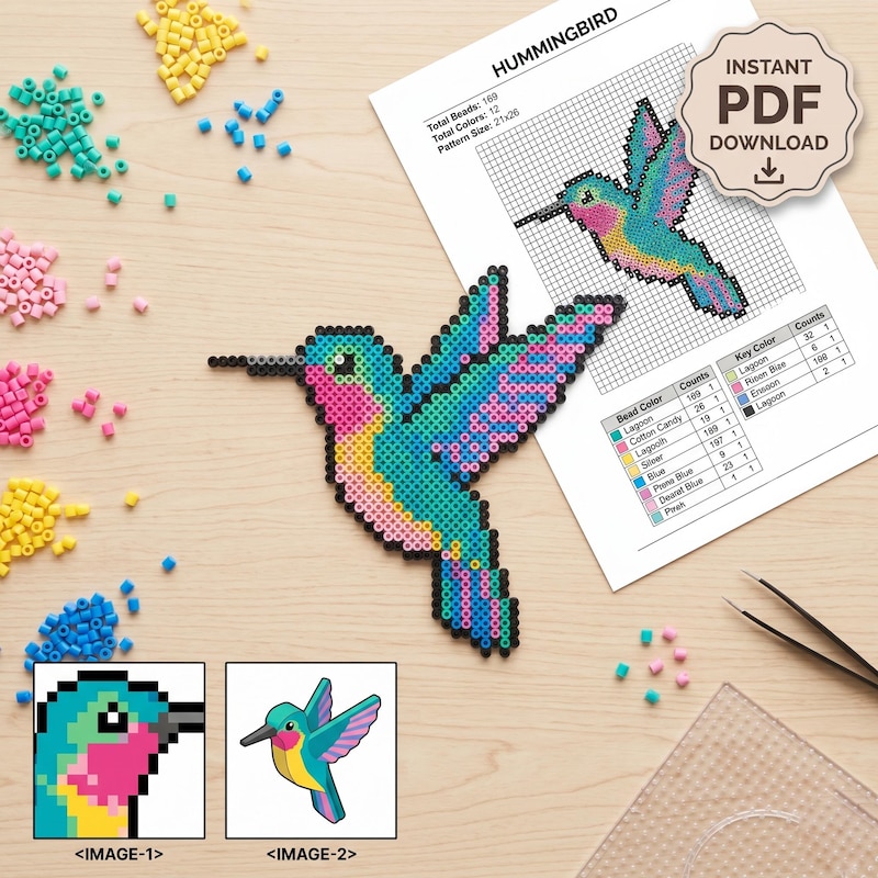 Perler Beads Handmade - Etsy