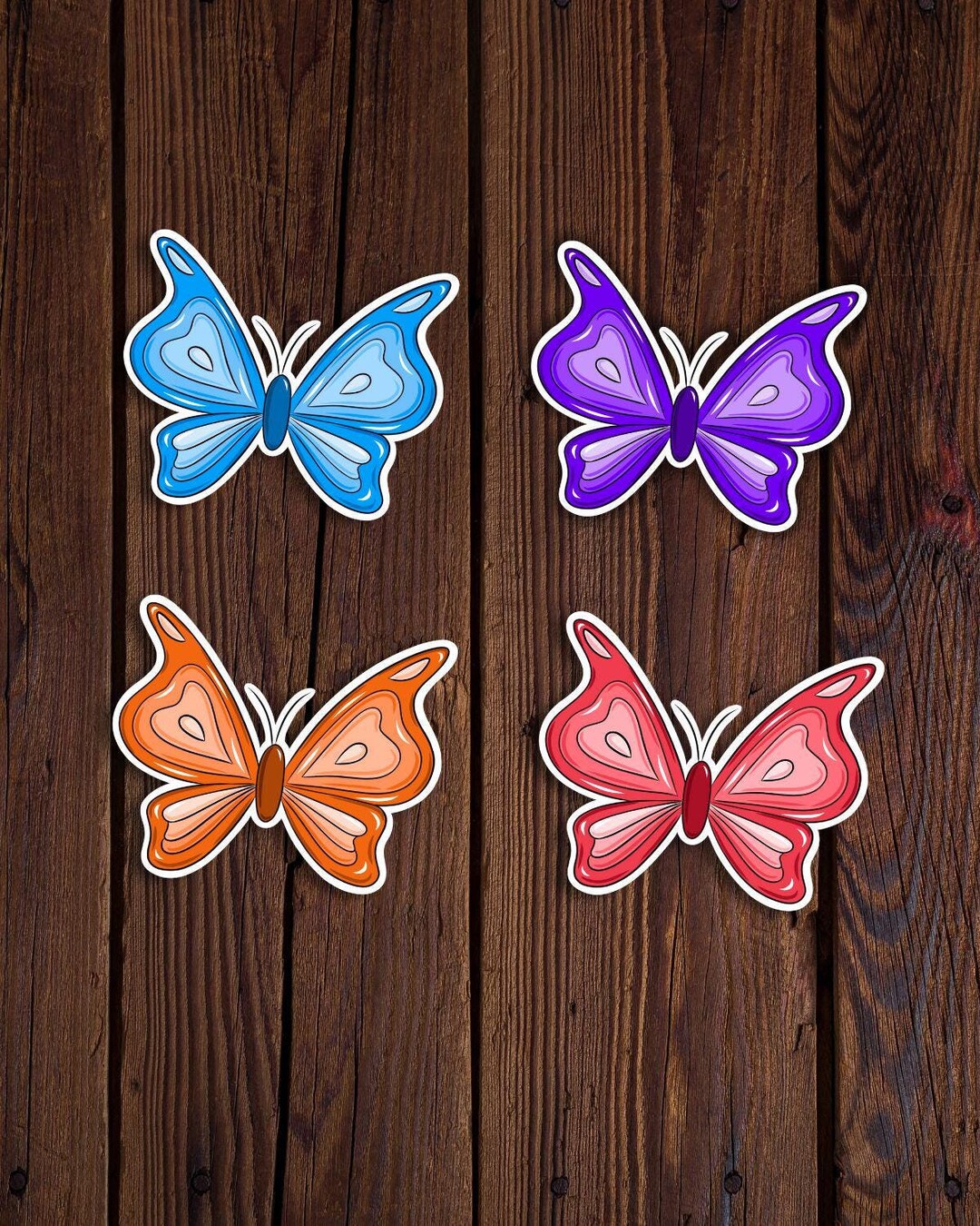 Butterfly Girl Sticker main image 1