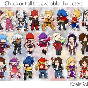Chibi TERRY & BLUE MARY Stickers Fighter Collection The King of Fighters imagen 4