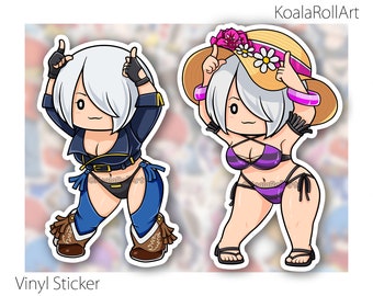 Chibi ANGEL STICKER - Fighter Collection - The King of Fighters