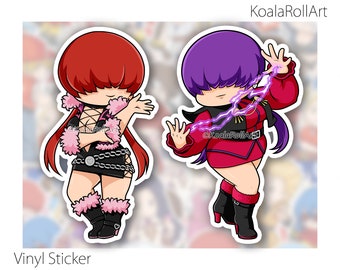 Chibi SHERMIE STICKER - Fighter Collection - The King of Fighters