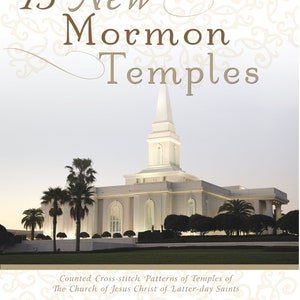 Cross Stitch Temple craft for temple learning activity in 13 temple pack