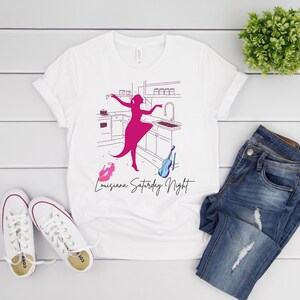 Louisiana Saturday Night, Louisiana Shirt, Love Louisiana, unisex, soft Bella+Canvas3001 t-shirt