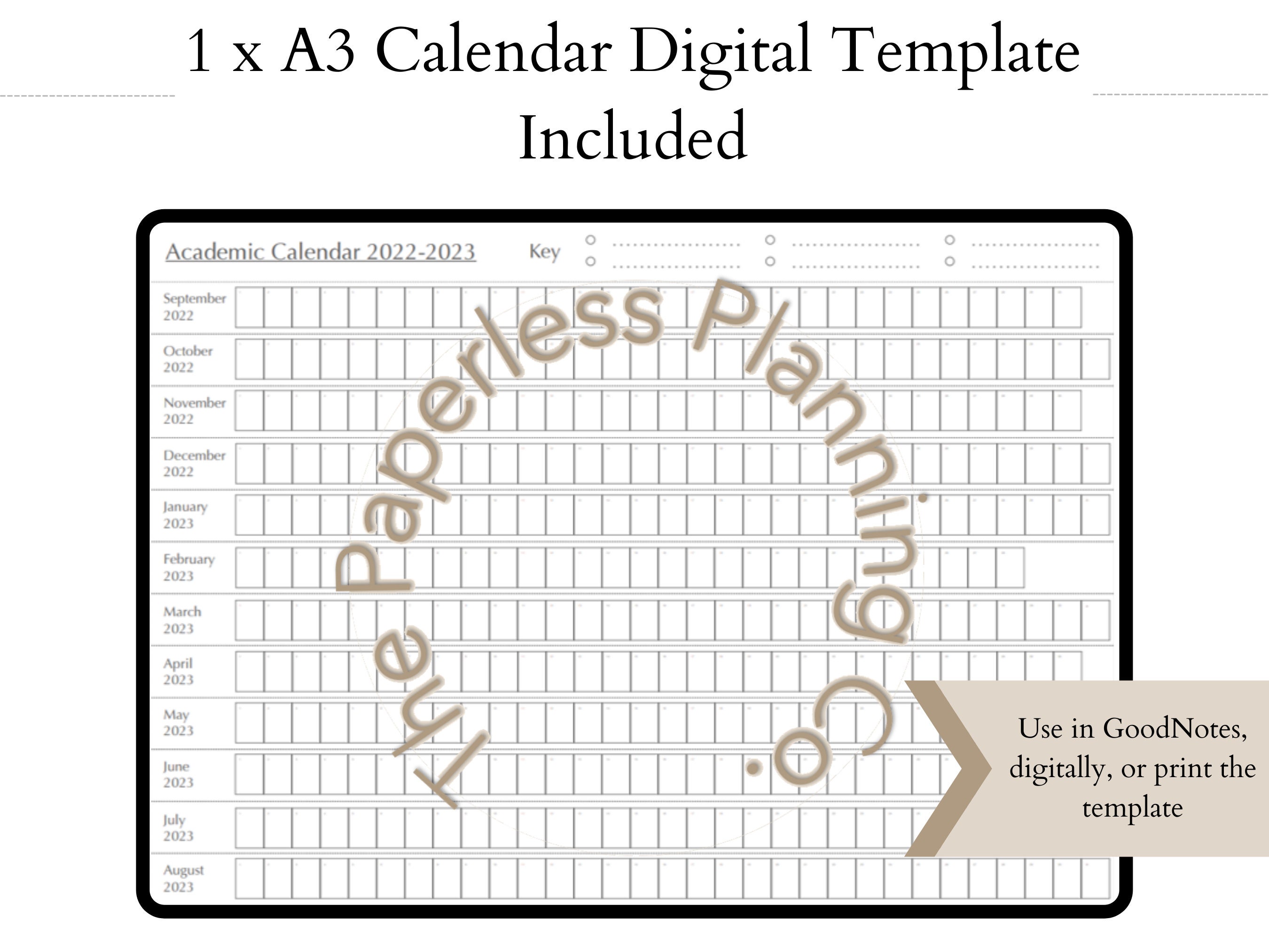 Cornell Academic Calendar 2023 Academic Calendar September 2022 August 2023 University | Etsy