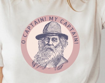 O captain my captain Walt Whitman/ Carpe Diem Dark Academia Outfit / Light Academia / Old Money Aesthetic Esthetic / Bookish / Art Aesthetic