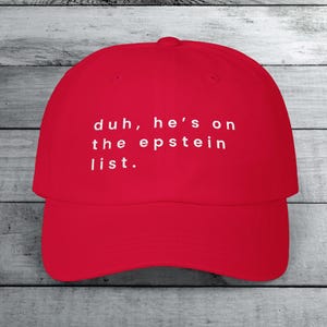 Gorra bordada anti-Trump: divertida gorra de protesta política