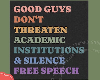 Academic Freedom Magnet: Anti Trump Resistance Sticker