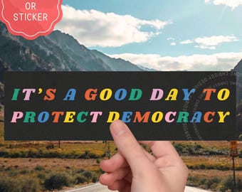 Anti-Trump Bumper Sticker or Car Magnet: Leftist Social Justice
