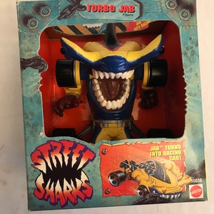 Street Sharks Turbo Jab MIB NEW 1995 Mattel Collectible Rare Toy