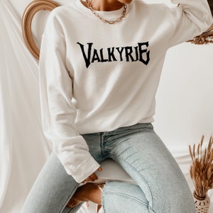 Valkyrie Sweatshirt, ACOTAR Sweater, ACOSF Sweatshirt, A Court of Silver Flames, Velaris, Cassian, Sarah J Maas, Feyre and Rhysand