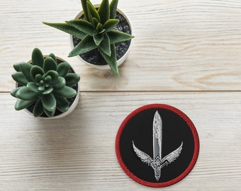 Embroidered Valkyrie Patch, Book Patch, Bookish Gift, Book patches, Bookish Art, ACOSF Patch, Nesta Archeron, Sarah J Maas, Velaris, Night