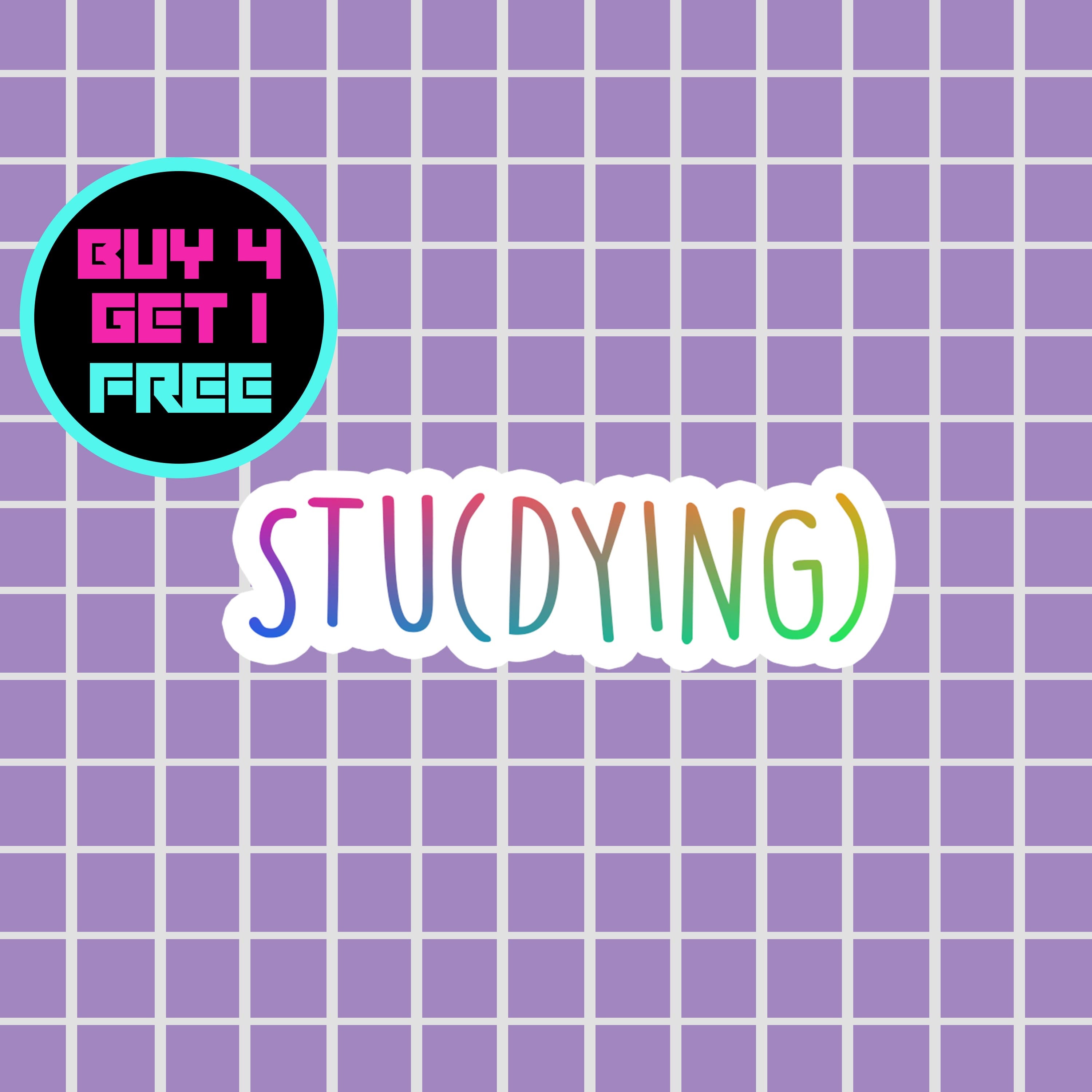 Funny Studying Sticker Study Quotes Stickers Laptop Stickers - Etsy Singapore Funny Studying Sticker Study Quotes Stickers Laptop Stickers - Etsy Singapore